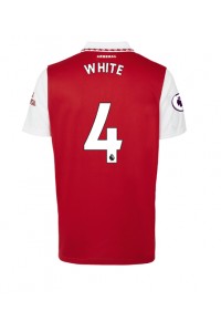 Arsenal Benjamin White #4 Voetbaltruitje Thuis tenue 2022-23 Korte Mouw